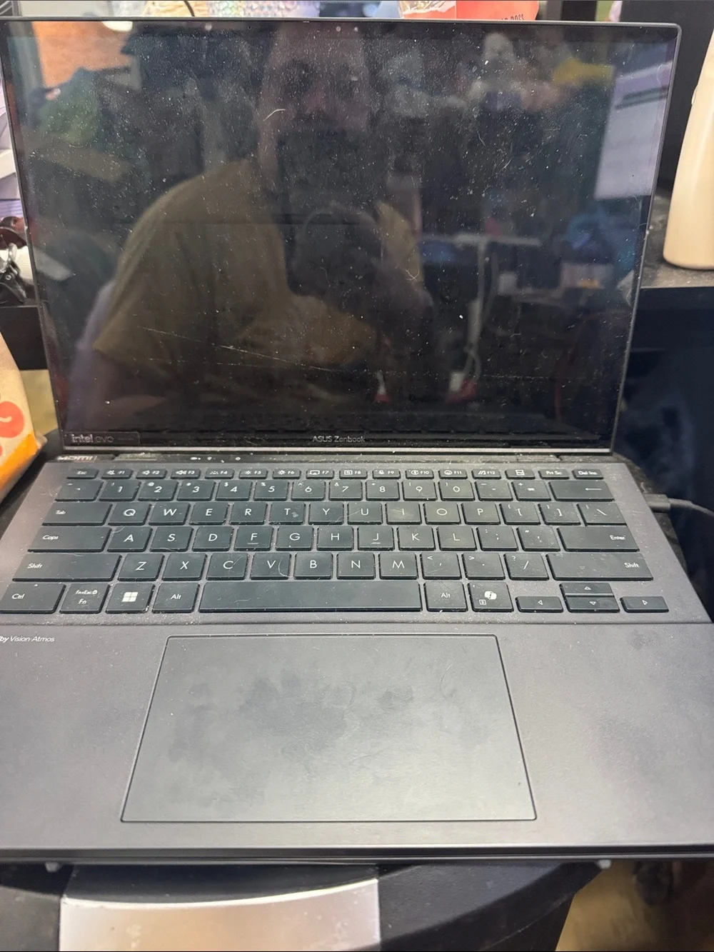 ASUS Laptop in Matte Black with Large Touchpad
